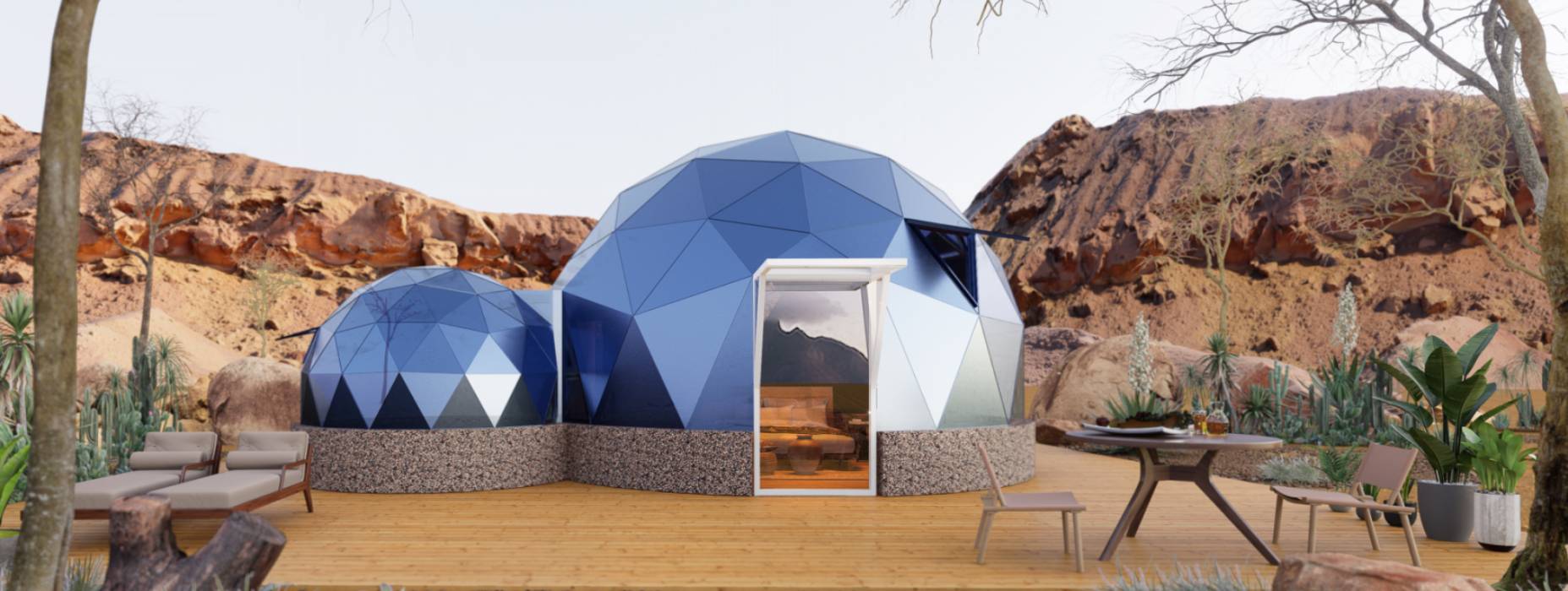 宁德球形智能光伏玻璃星空房